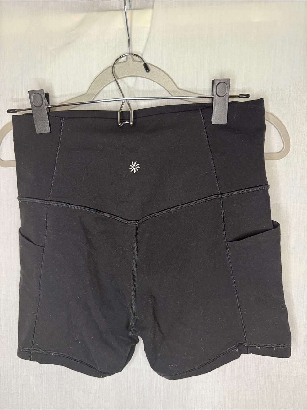 Athleta Salutation Stash 5" High-Rise Bike Shorts with Pockets